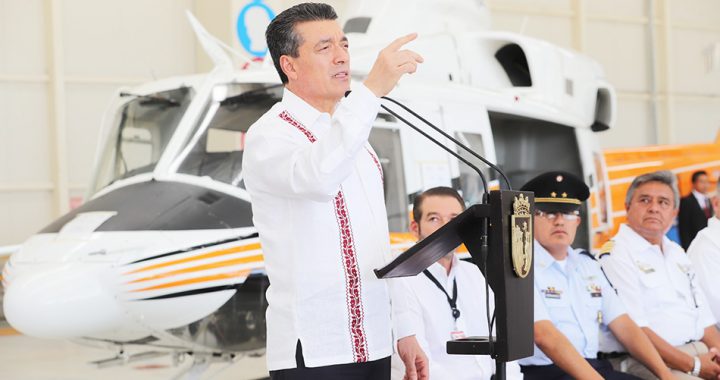 En Chiapas, las aeronaves del gobierno son exclusivamente para servir al pueblo Rutilio Escandón