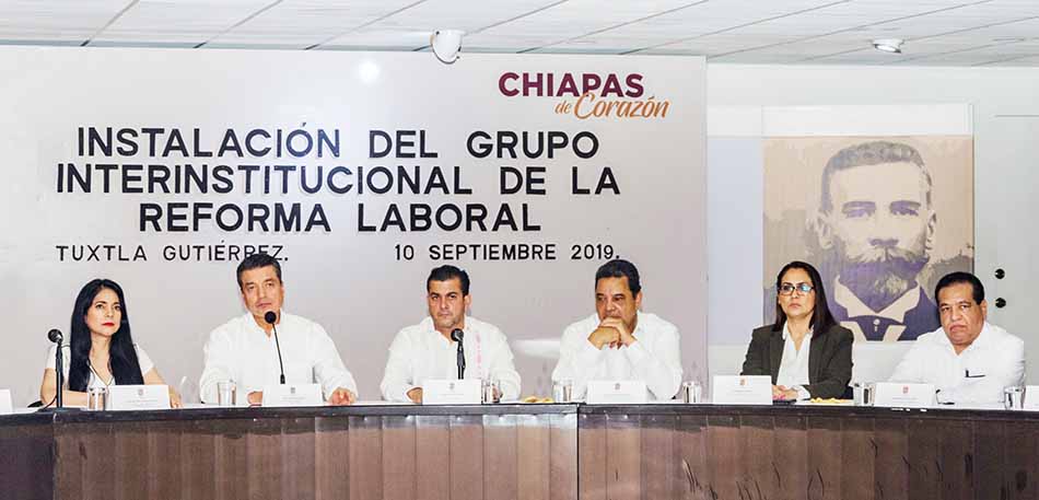 Respalda el Poder Judicial la implementación de la Reforma Laboral en Chiapas