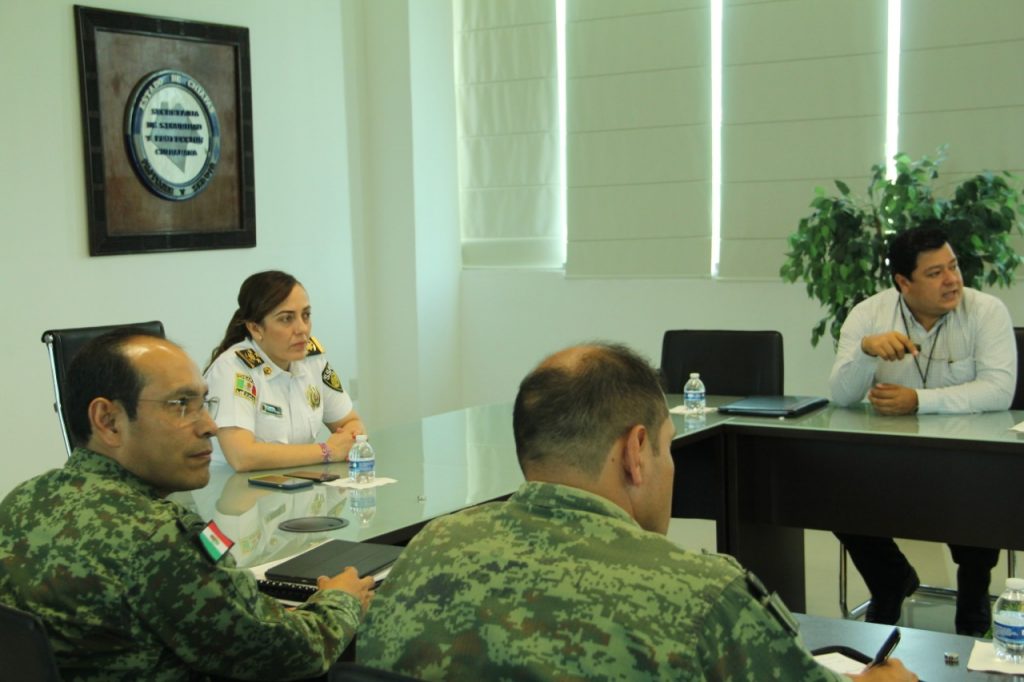 Titular de la SSyPC coordina acciones de seguridad en Chiapas con FGE y Guardia Nacional