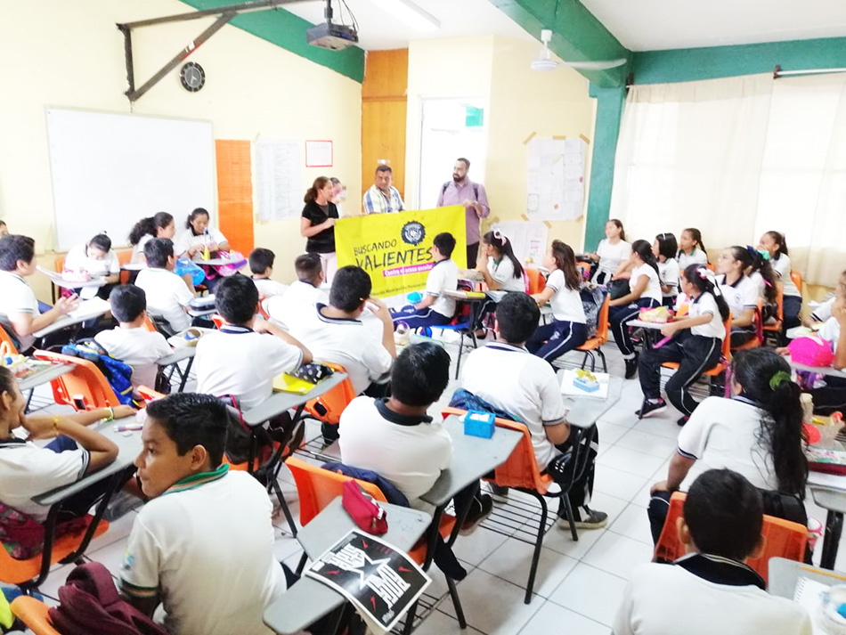 Continúa Programa “Buscando Valientes” para prevenir el acoso en los centros escolares de Tapachula