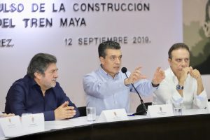 Encabeza Rutilio Escandón reunión con sector productivo de Chiapas para el impulso del Tren Maya
