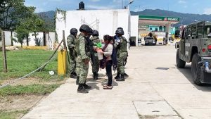 Habitantes de Bochil solidarios con las fuerzas policíacas