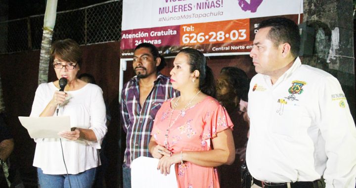 Con programas Iluminando Tapachula y Cuidemos Tapachula recobran confianza colonos