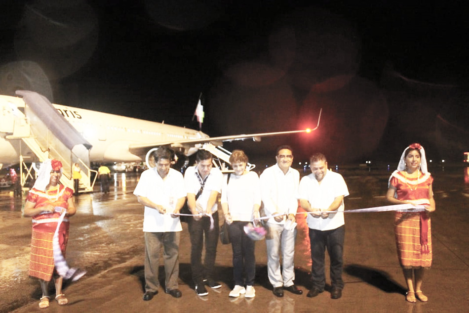 Gobierno municipal tapachulteco da la bienvenida a nuevo vuelo de la aerolínea Volaris