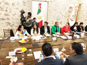 Participa Bonilla Hidalgo en reunión en Senado de la República