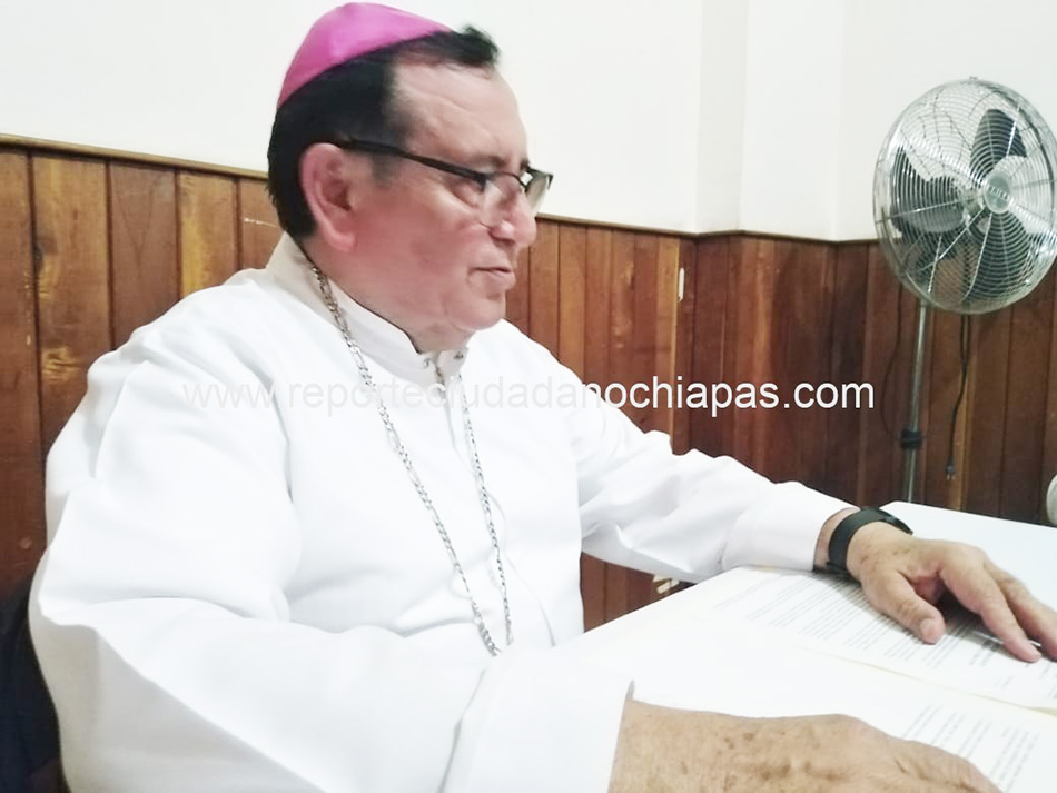 Pide obispo a las autoridades frenar violencia en Chiapas