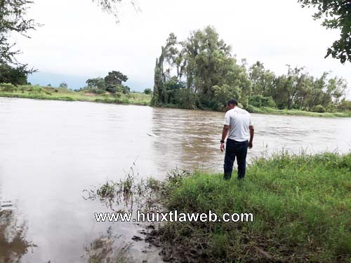 Protección civil mantiene constante monitoreo del río Huixtla