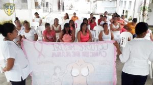 Realiza SSyPC campaña de detección de cáncer de mama en Cerss femenil de Tapachula