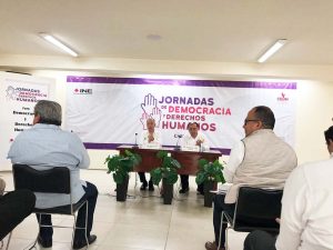 Realizan INE y CEDH Jornada de Democracia y Derechos Humanos