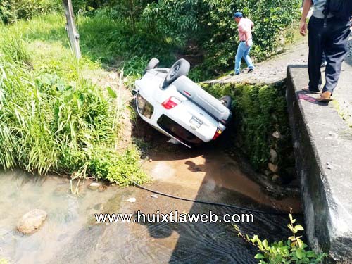 Se registra aparatoso accidente en tramo carretero Huixtla-Tapachula