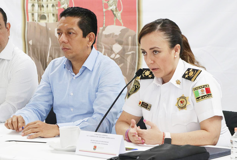 Sólo con una Policía coordinada se garantiza la seguridad de Chiapas Llaven Abarca