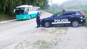 SSyPC brinda escoltamiento a convoy de turistas