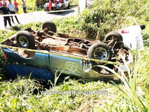 Aparatoso choque del transporte mixto de Huixtla en carretera a Motozintla