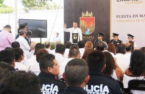 Desde Tapachula, arranca Rutilio Escandón el proyecto Escudo Urbano C5