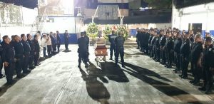 SSyPC rinde homenaje póstumo a policía caído en cumplimiento de su deber
