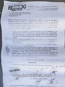 Ante la incompetencia de la Alcaldesa mapanecos hacen frente a la delincuencia