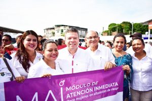 Brito y Gurría presiden inicio de campaña "Transporte unido en contra de la violencia hacia las mujeres y niñas"