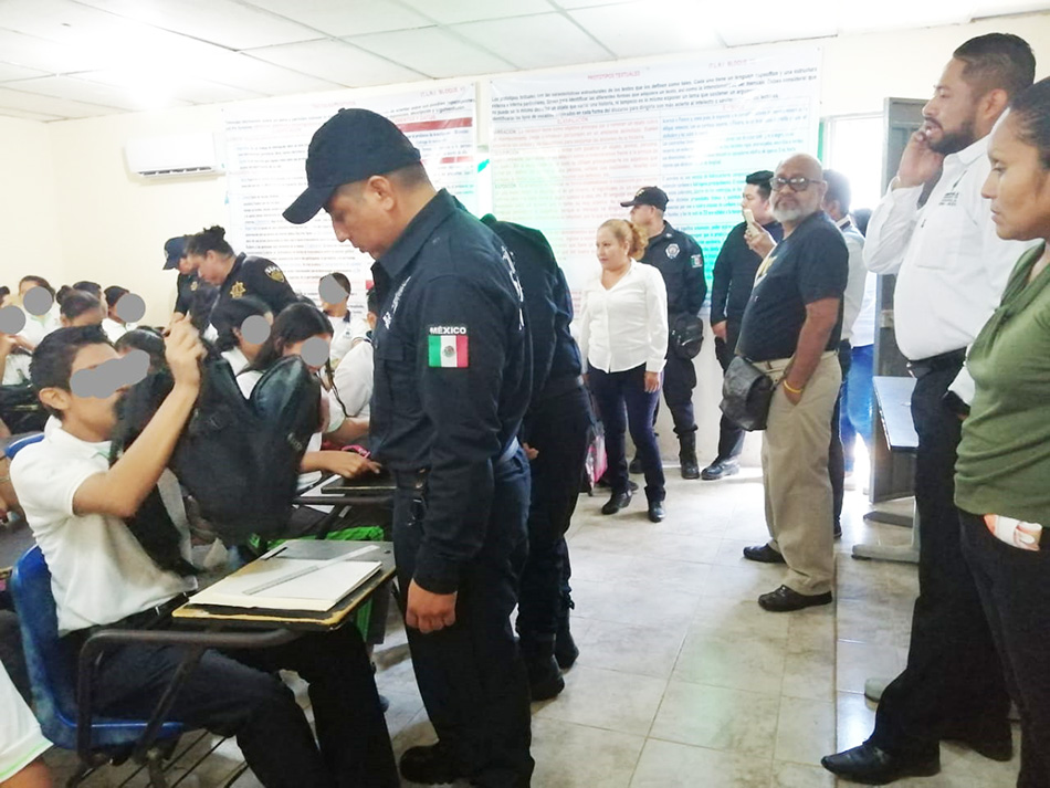 COMSEP implementa Programa Mochila Segura en COBACH 31 de Tapachula