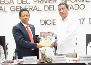 Entrega Llaven informe de actividades ante el Congreso; destaca restablecimiento del Estado de derecho