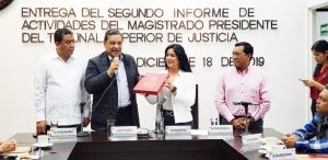 Entrega el Poder Judicial del Estado de Chiapas su Segundo Informe de Actividades