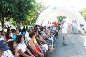 Inició la Caravana Juntos por la Salud en la colonia Vida Mejor en Tapachula