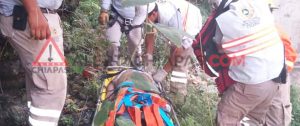  Cayó al fondo de un barranco en el Cerro de Guadalupe