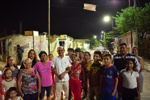Colonias Alianza Campesina y Los Llanes ya cuentan con alumbrado público