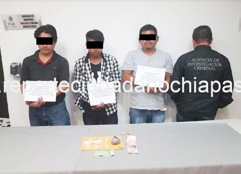 Detienen a narcomenudistas en Chiapa de Corzo, son responsables de la balacera en días pasados