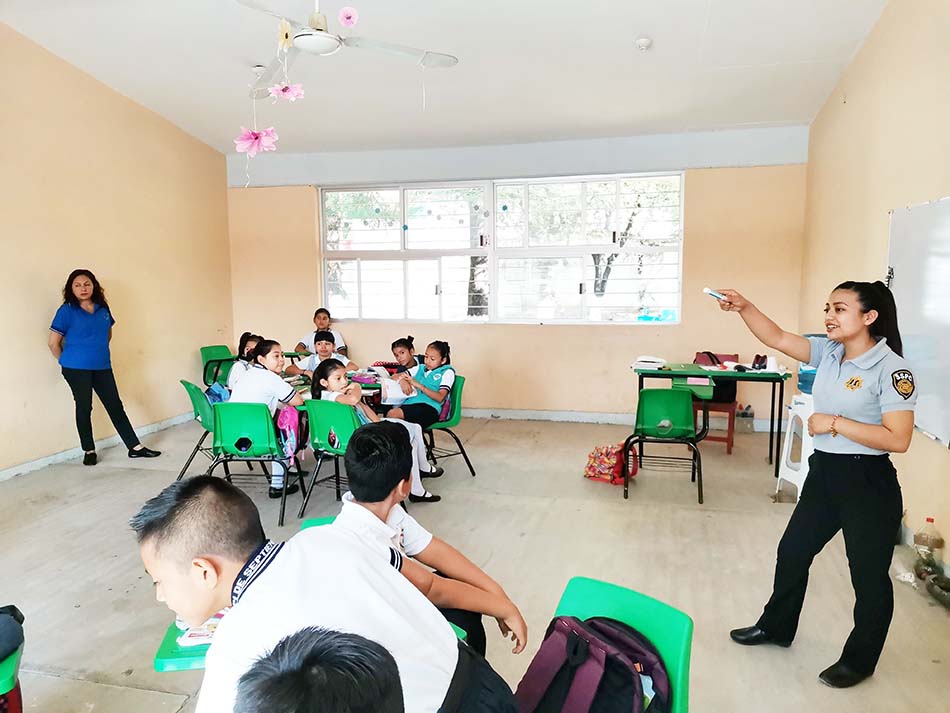 Lleva SSyPC Prevención del Delito a escuelas de Chiapas