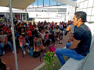 Medallista de Judo motiva a niños y jóvenes en el Indeporte