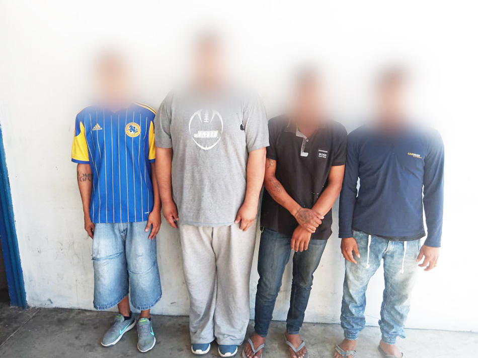 SSyPC detiene a cuatro extranjeros con droga en Tapachula