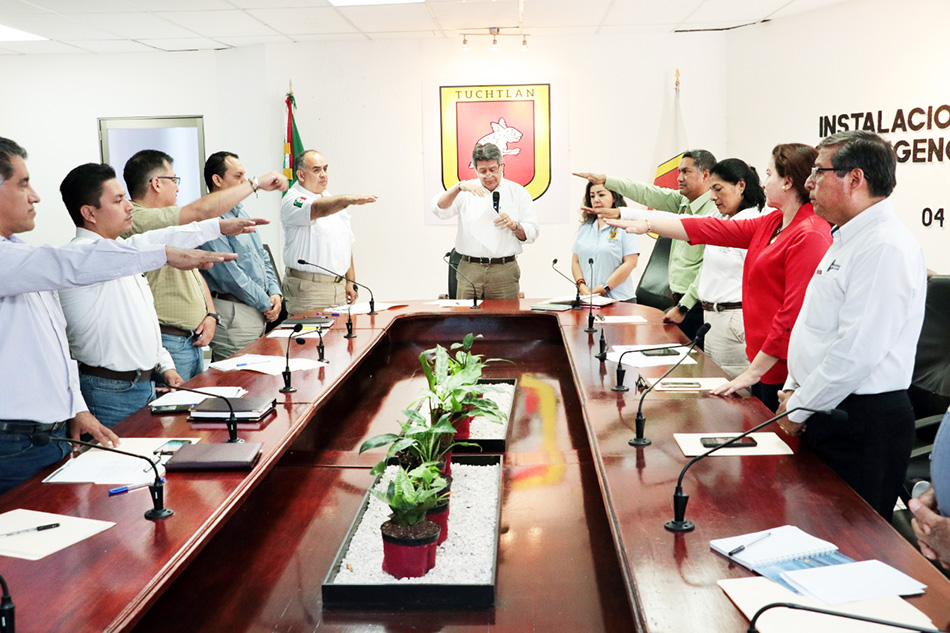 Alcalde Carlos Morales Vázquez instala el Comité de Contingencias Atmosféricas en Tuxtla Gutiérrez