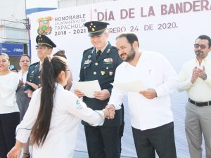 Conmemora el Gobierno Municipal el CXCIX Aniversario del Día de la Bandera