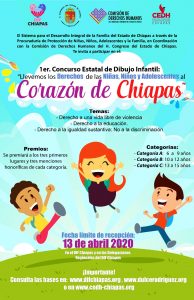 Convocan a participar en el Primer Concurso Estatal de Dibujo Infantil