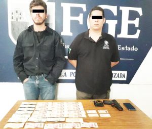 Detiene Fiscalía a dos personas por el delito de extorsión y usurpación de funciones