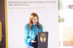 Inauguran el Centro Cultural del Soconusco, la Alcaldesa Municipal Urbina Castañeda acompañó al gobernador Rutilio Escandón