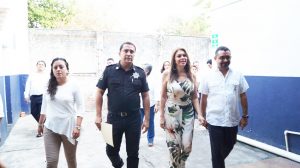 La Presidenta de Tapachula Rosi Urbina supervisó los trabajos de Seguridad Pública Municipal