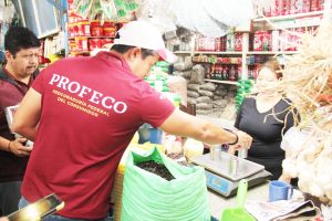 PROFECO realizó operativos de verificación y vigilancia de precios en mercados populares de Tapachula