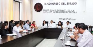 Se reúnen Diputados con Delegado de Relaciones Exteriores en Chiapas