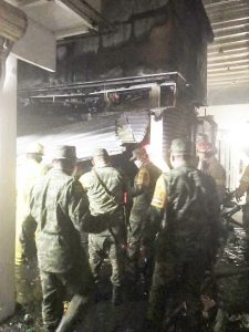 Despliegan protocolo y controlan incendio de local en el Mercado San Juan