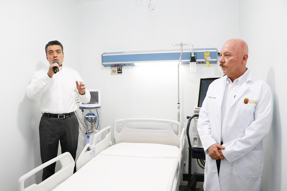Inaugura Rutilio Escandón Clínica de Atención Respiratoria COVID-19 en Comitán de Domínguez