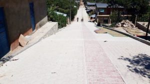 Por fin pavimentan una calle en Ocosingo por parte de la Secretaría de Obras Públicas
