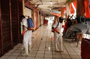 Realizan limpieza y desinfección en mercados de Tapachula