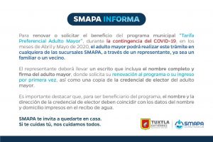 SMAPA informa