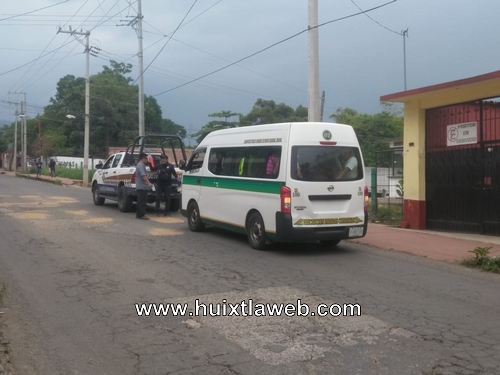 Colectivo detenido con 17 pasajeros