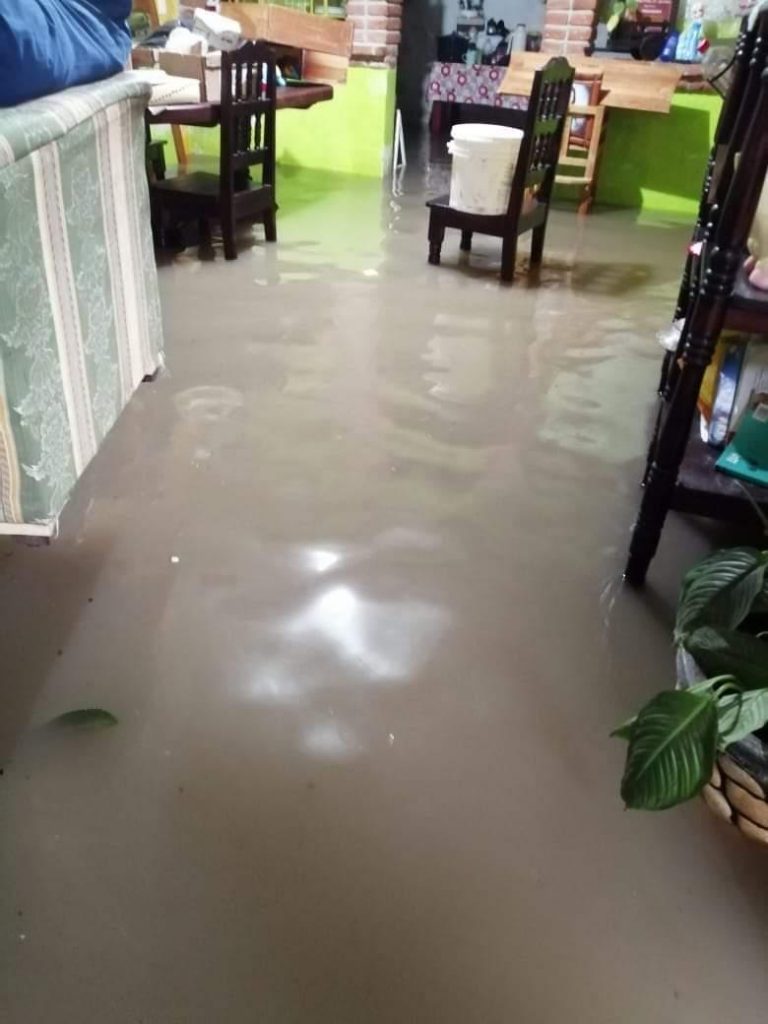 En SCLC se meten aguas negras en viviendas y negocios por fuerte lluvia
