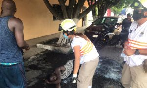 Haitiano intenta suicidarse frente a casa de delegada del INM en Tapachula