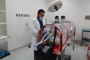 Para seguridad de derechohabientes, Isstech cuenta con cápsula de traslado para pacientes Covid-19