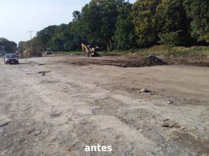 Pavimenta SOP acceso a Facultad de Medicina en Tapachula