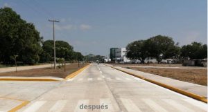 Pavimenta SOP acceso a Facultad de Medicina en Tapachula